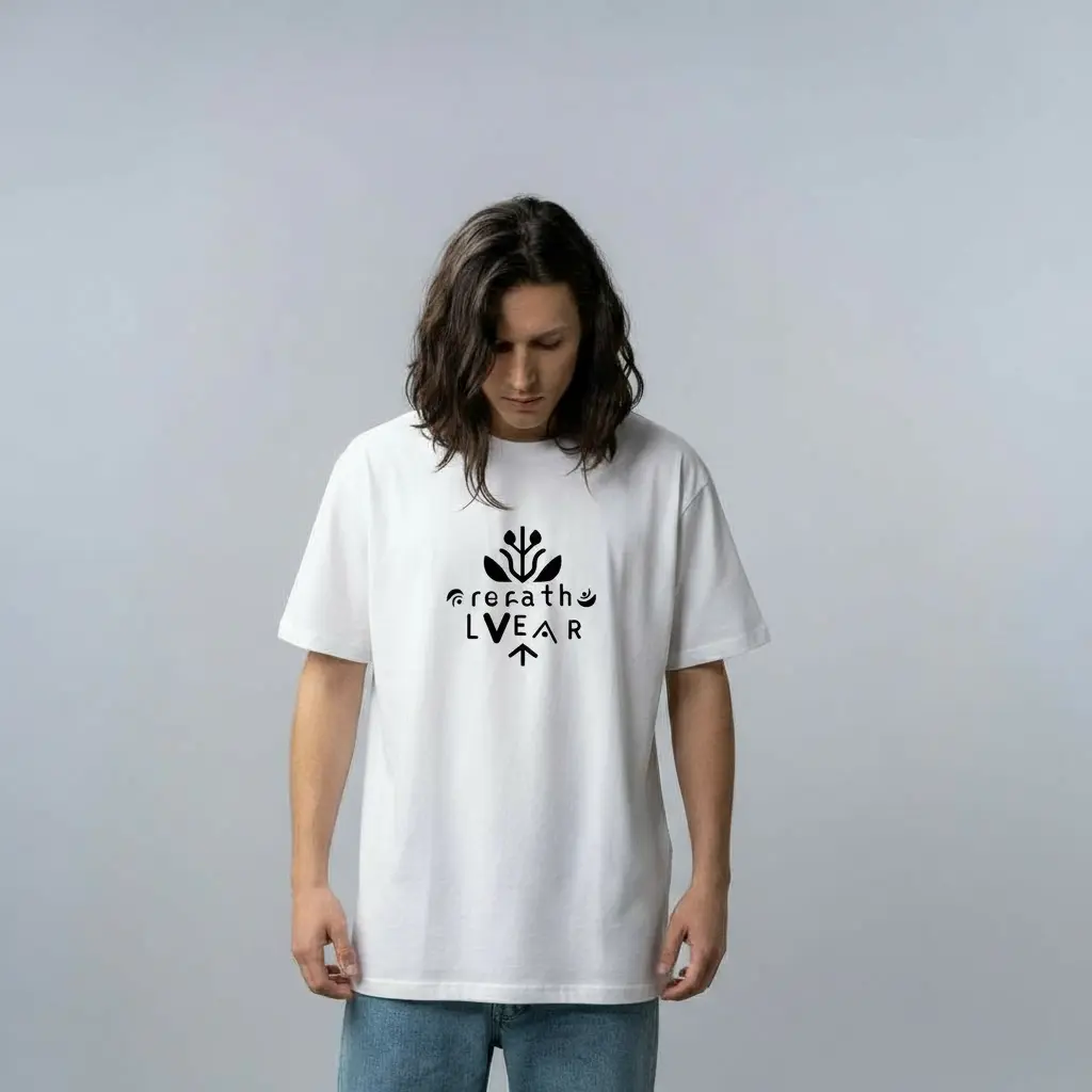 [BLWOTPPWH-S] Oversized T-shirt (White, S)